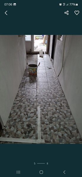 Amenajari spatii vopsit glet faianta.